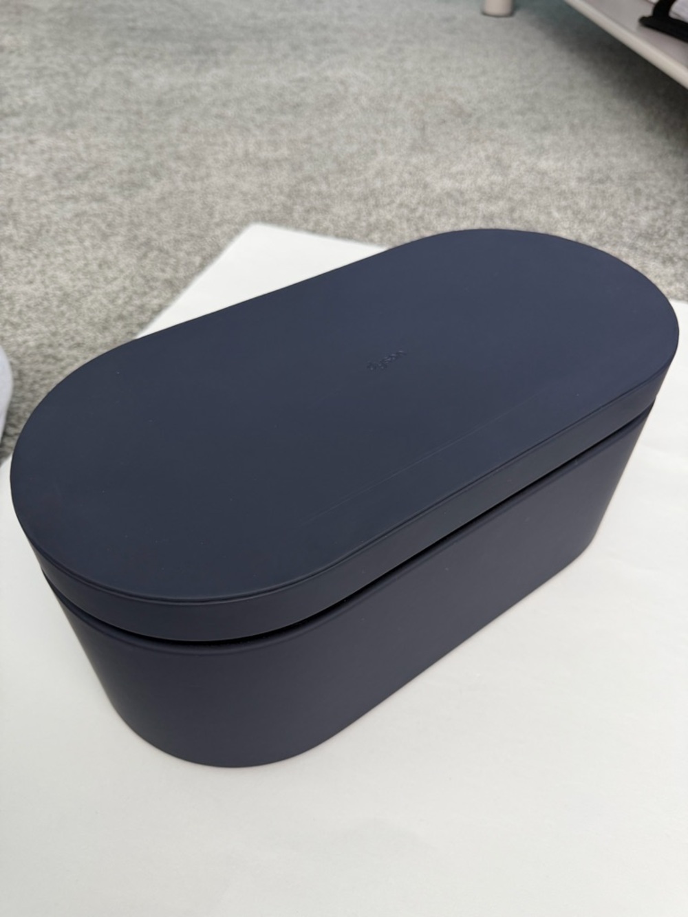 Dyson case Navy Oval Storage Box